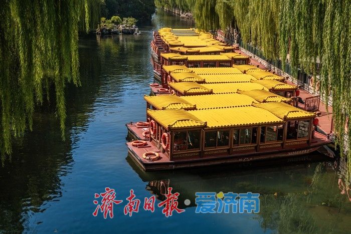 一年四季 泉在济南丨环城公园：碧水绕城，绘就城市生态画卷