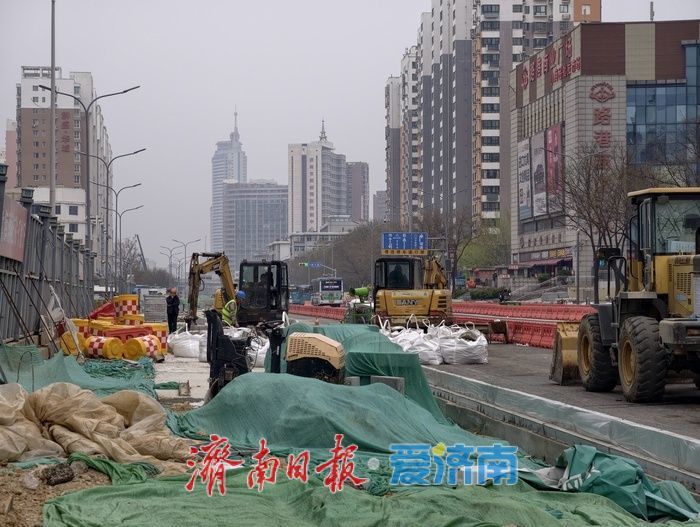 济南经一路西市场段提升改造，道路功能将逐步恢复