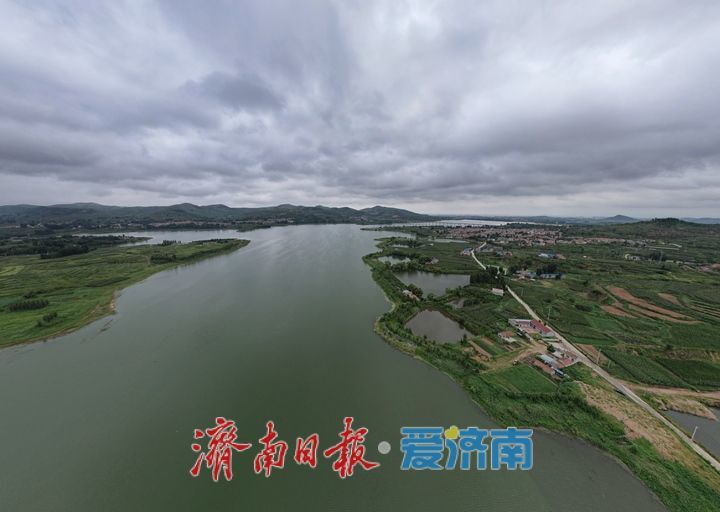 一年四季 泉在济南丨雨后大冶水库烟雨朦胧白鹭飞