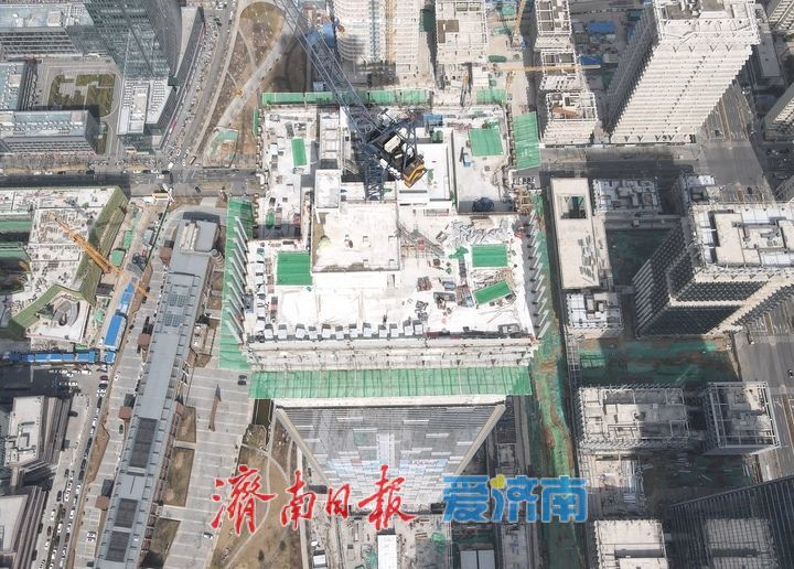 “城”势而起！济南CBD第三高建设进入收官阶段