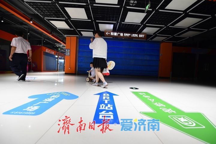 烈日炎炎，济南地铁“凉”心接驳通道正式启用