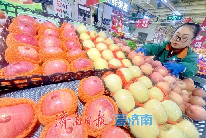 货丰价稳！济南节前水果市场供应充足