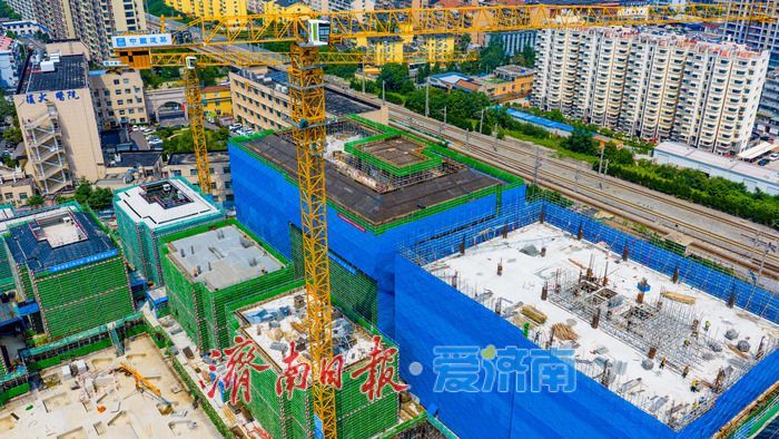 紧邻大明湖！济南角楼庄A地块加快建设，老城迎来全新商业街区