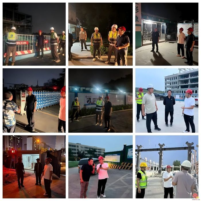章丘区住建局质安中心开展夜间施工巡查劝阻行动