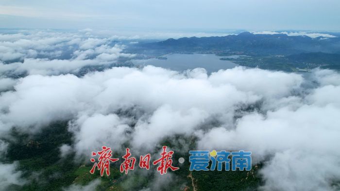 一年四季 泉在济南丨绝美云海！雪野湖披 