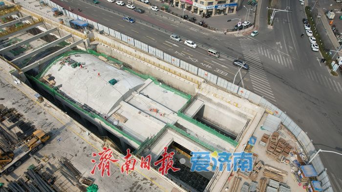 轨道交通9号线荷花路站与卧牛山地质公园“融合”