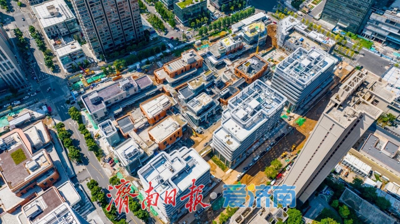 项目强省会｜济南CBD核心区商业新地标亮相 绿地A3、A4地块项目进入收尾阶段