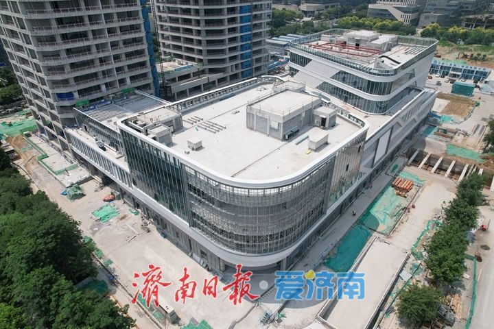 济南西客站中轴线B-3地块项目建设提速 城市综合体雏形显现