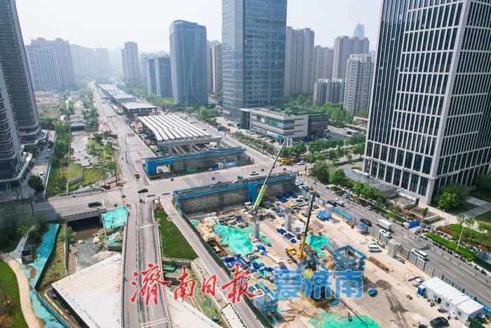 济南凤凰黄河大桥南延工程加速推进 南北交通大动脉正加速成型