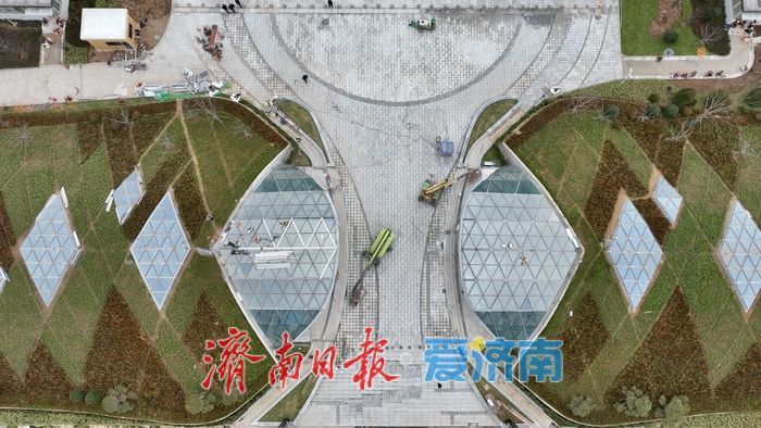 出站即是公园！济南地铁4号线泉城公园站基本建成