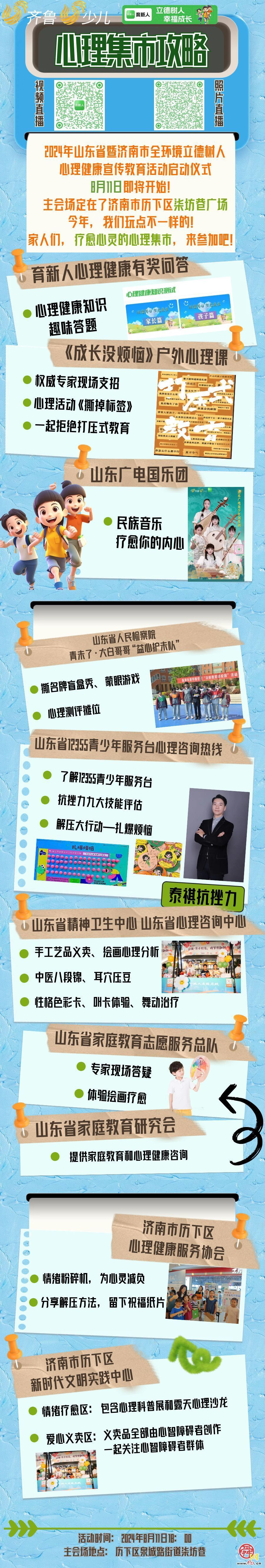 攻略来袭！今晚6点山东心理健康集市开逛啦！