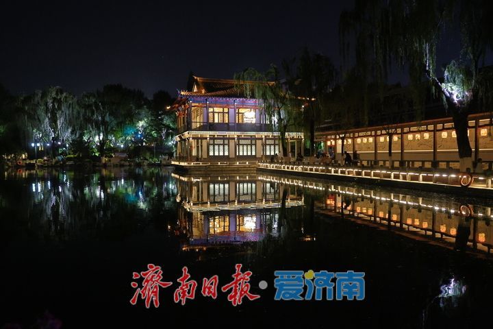 五龙潭夜游升温 泉水夜景引客来