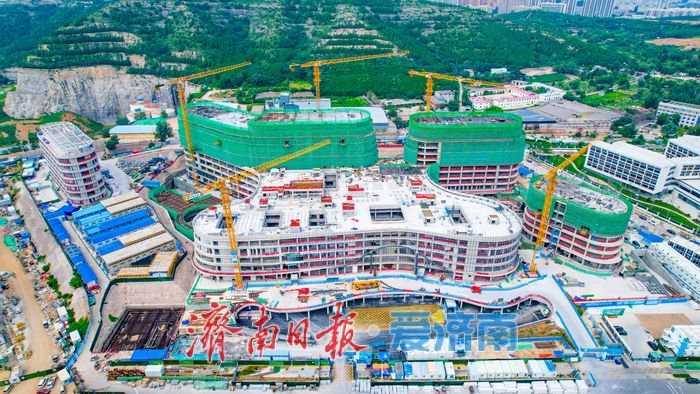 项目强省会｜南部城区医疗资源迎来扩容，济南市一院新院区加速建设