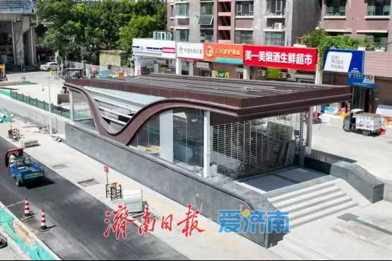 6号线西段新增退围5000平方米，市民出行空间持续释放