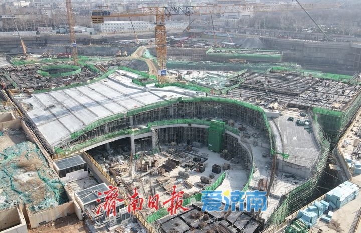 济南首个轨交地下TOD综合体项目立体商业空间亮相