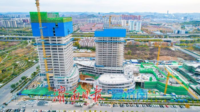 项目强省会｜济南城投经贸生态港科创产业园建设蹄疾步稳 济钢片区崛起AI产业新高地