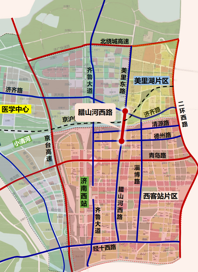 济南腊山河西路北延计划2027年上半年建成通车，万吨转体桥创山东之“最”