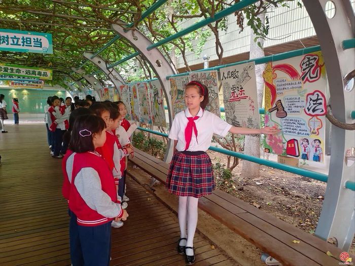 学法明礼 护航成长丨济南市经五路小学开展普法教育成果展示活动