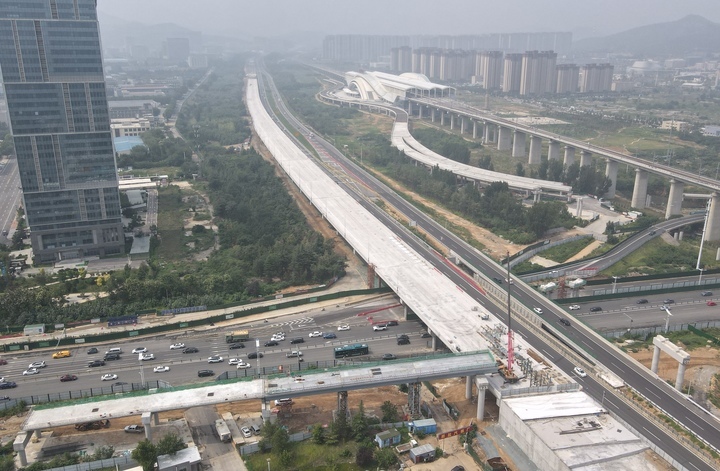 项目强省会｜济南绕城高速小许家至港沟段改扩建部分混凝土浇筑完工