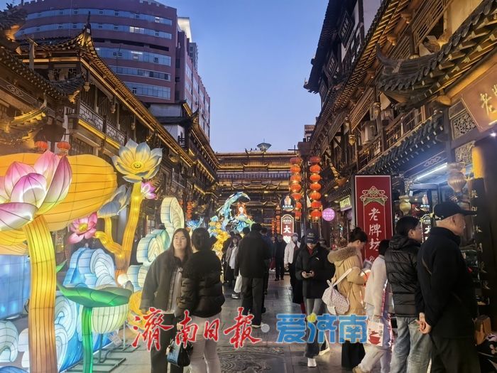 “泉”在济南过大年｜人气如潮，消费火热！欧亚大观园历史文化街区年味十足