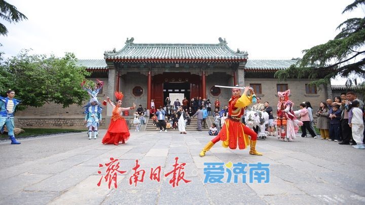 一年四季 泉在济南丨上古“神兽”走进山东古建筑博物馆 游客感受古建筑和传统文化之美