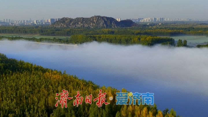 鹊华未老，秋色更新：从赵孟頫的一卷秋色，看济南从“跨河”到“拥河”