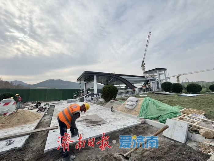 项目强省会｜济南轨交4号线千佛山站雏形初现 出站即享山景便捷可期