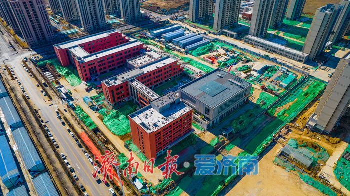 济南起步区教育布局再升级：起步区崔寨安置二区36班小学项目即将竣工