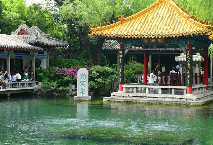 趵突泉水位节节攀升，“水涌若轮”景观已渐显