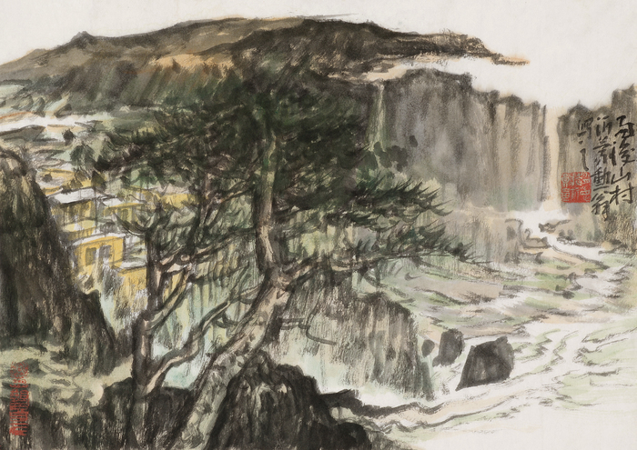 赵德勋山水小品｜传统法度融现代意蕴 笔简意浓写纸短情长