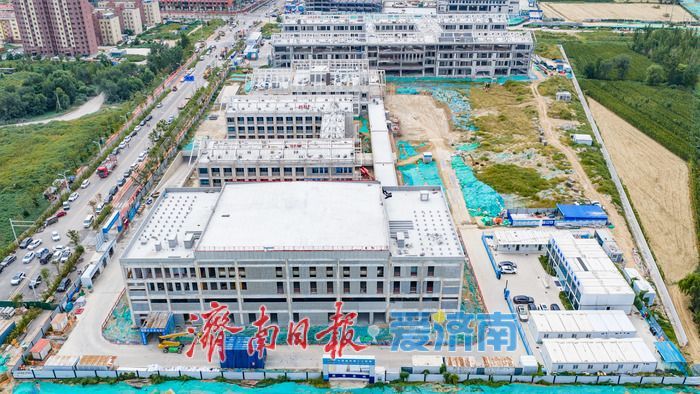 山东省实验中学鹊华校区中小学项目进入装修施工阶段