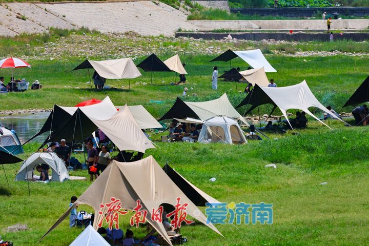 仲宫营而村端午露营热潮拉满山野氛围感