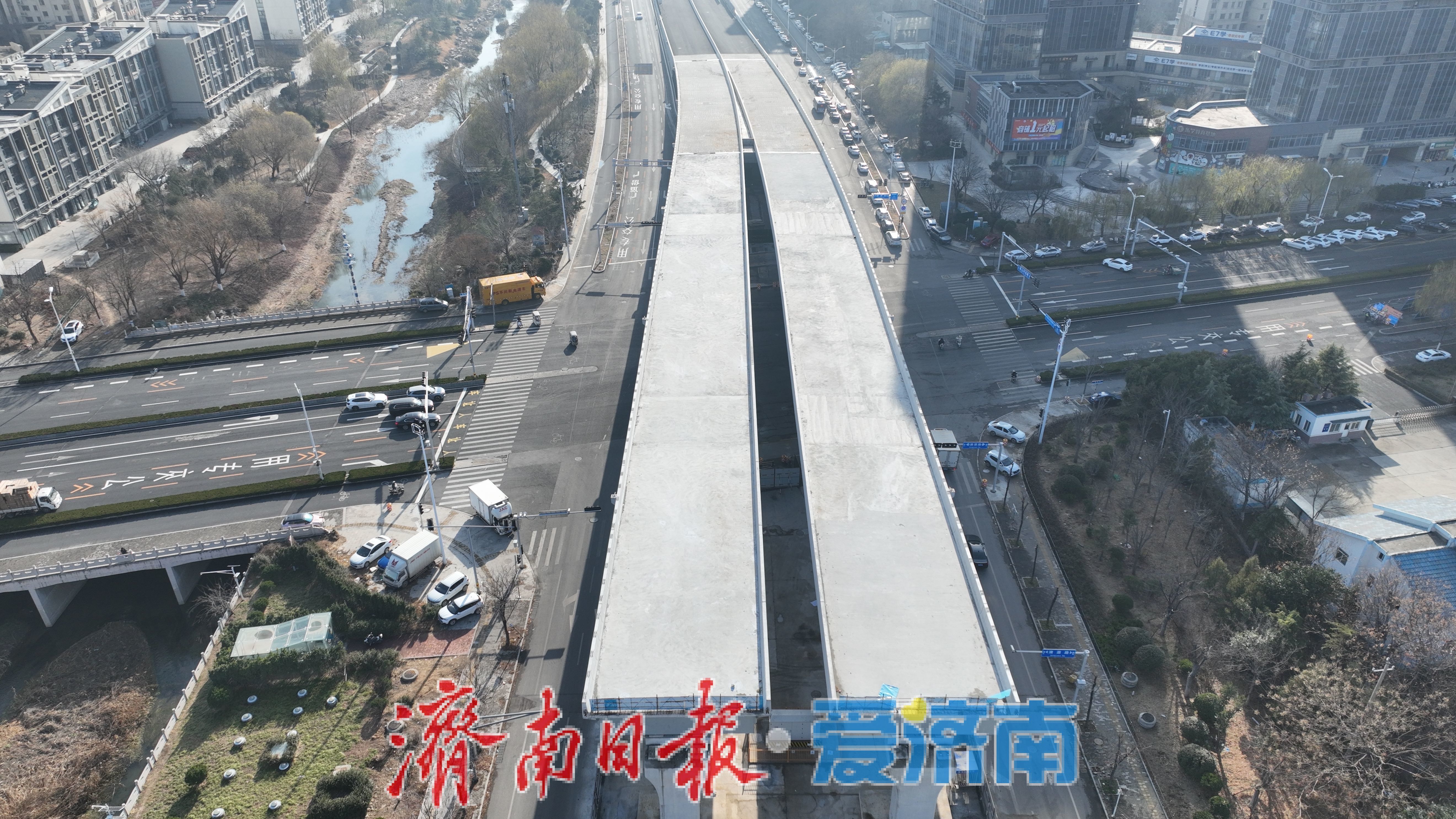 济南腊山河西路北延工程稳步推进，将成西部南北动脉