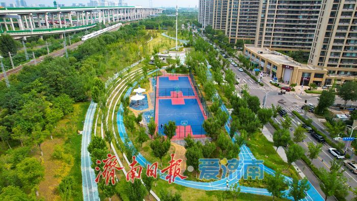 一园容纳全龄欢歌 济南槐荫春风悦动公园打造家门口乐活幸福圈