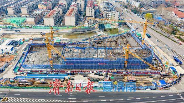 颜值拉满！洪楼波浪曲面幕墙完工，济南首座京东 MALL 有望年底亮相