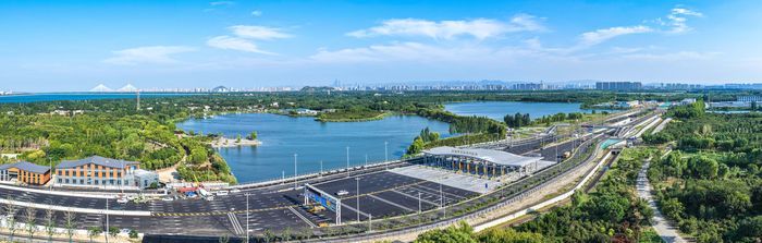 5分钟穿越黄河 世界最大直径水下盾构隧道济南黄岗路黄河隧道通车