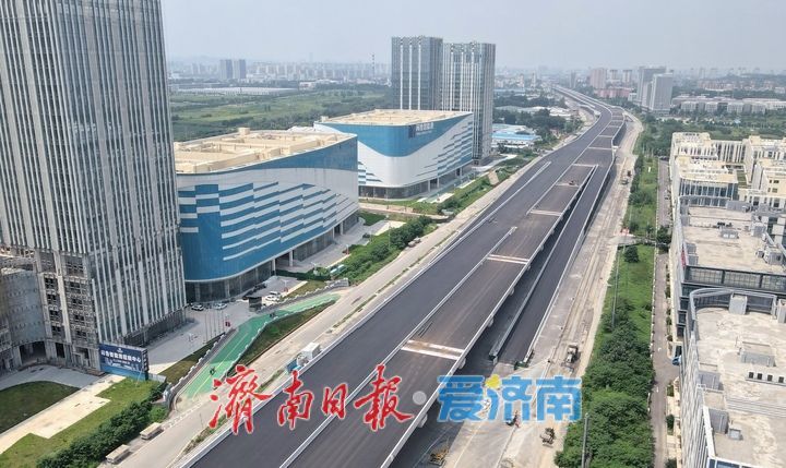 济南工业北路快速路东延项目冲刺10月建成通车
