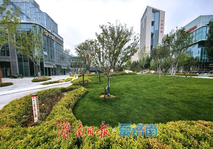 冲刺开街，记者探访济南CBD首座“公园商业开放式街区”
