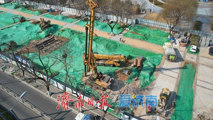 项目强省会｜济南泉城广场智慧停车场开工建设忙