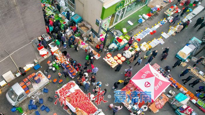 印象济南年集盛况再现，烟火气中迎新春