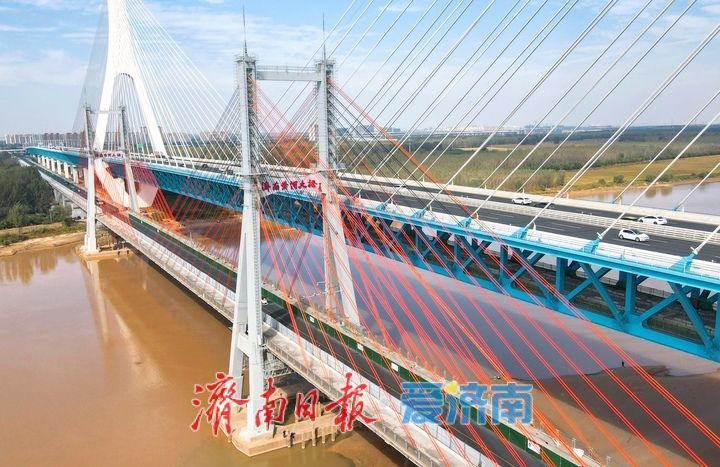 肌腱焕新，济南黄河大桥老桥耗损严重斜拉索更换完成
