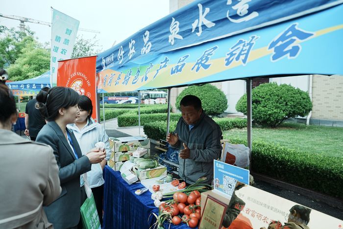 “泉水人家”“点赞商河”组团亮相小麦高产竞赛 展区里济南好物“圈粉”忙