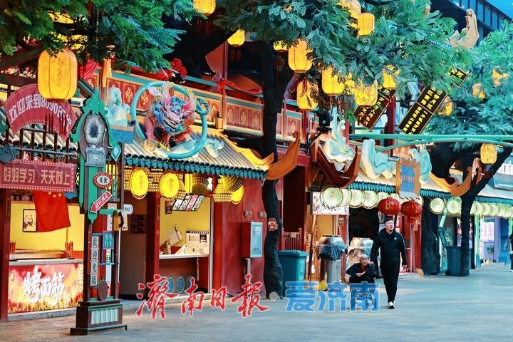 一年四季 泉在济南丨流光映黄河 夜景醉游人