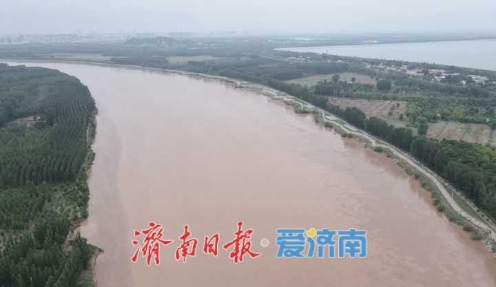 黄河济南段即将迎来最大流量