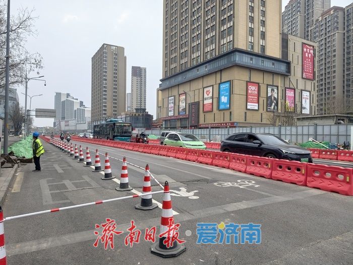 济南经一路西市场段提升改造，道路功能将逐步恢复