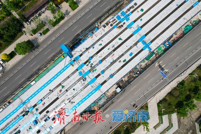 济南凤凰黄河大桥南延工程加速推进 南北交通大动脉正加速成型