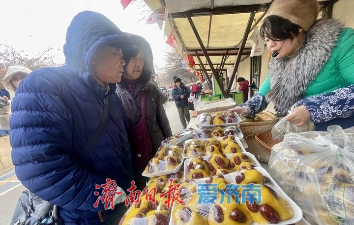 周末来英雄山文化市场里品味地道“舌尖山东”