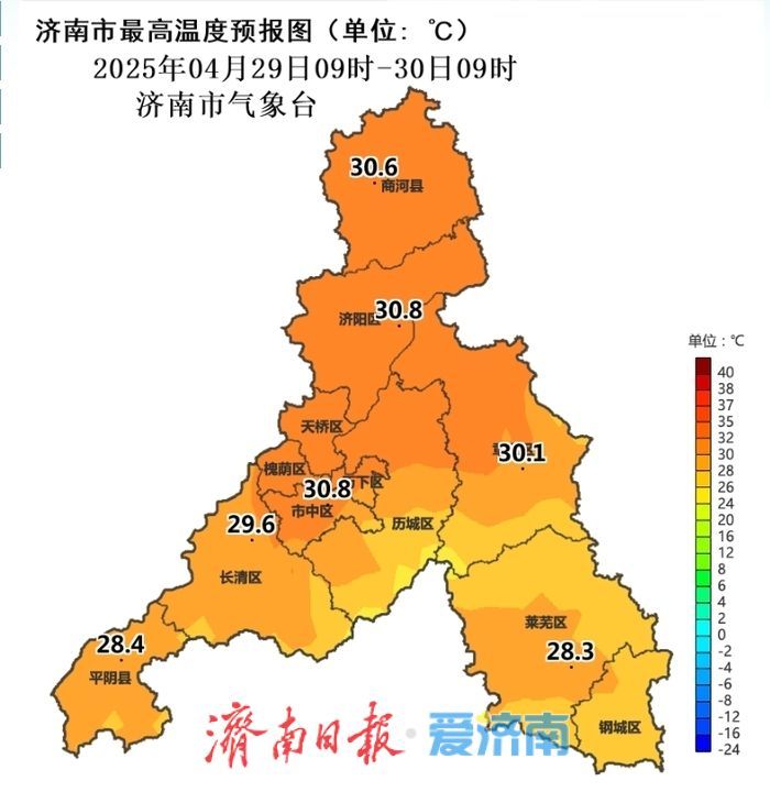 气温“蹦极”雷雨“抢戏”，未来七天济南天气玩“变脸”