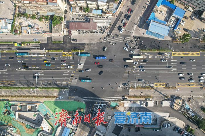 工业南路七里河路口东西方向机动车道恢复正常通行