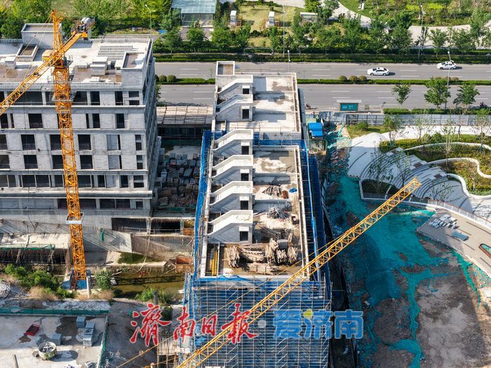 项目强省会｜济南市北湖核心区B-1地块项目建设稳步推进 打造区域商务新标杆